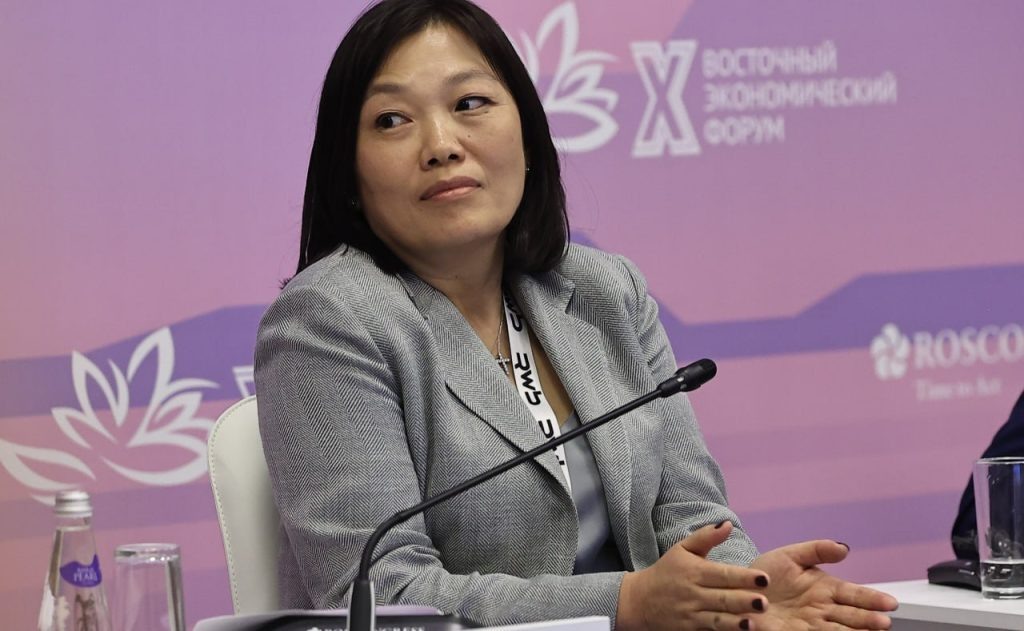    Татьяна Ким/ фото ТГ-канала Минпросвещения РФ Татьяна Пшеничная