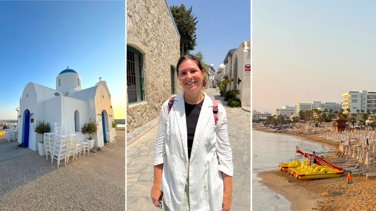 на фото: церковь, Лимассол - старый город и пляж в в районе Протарас