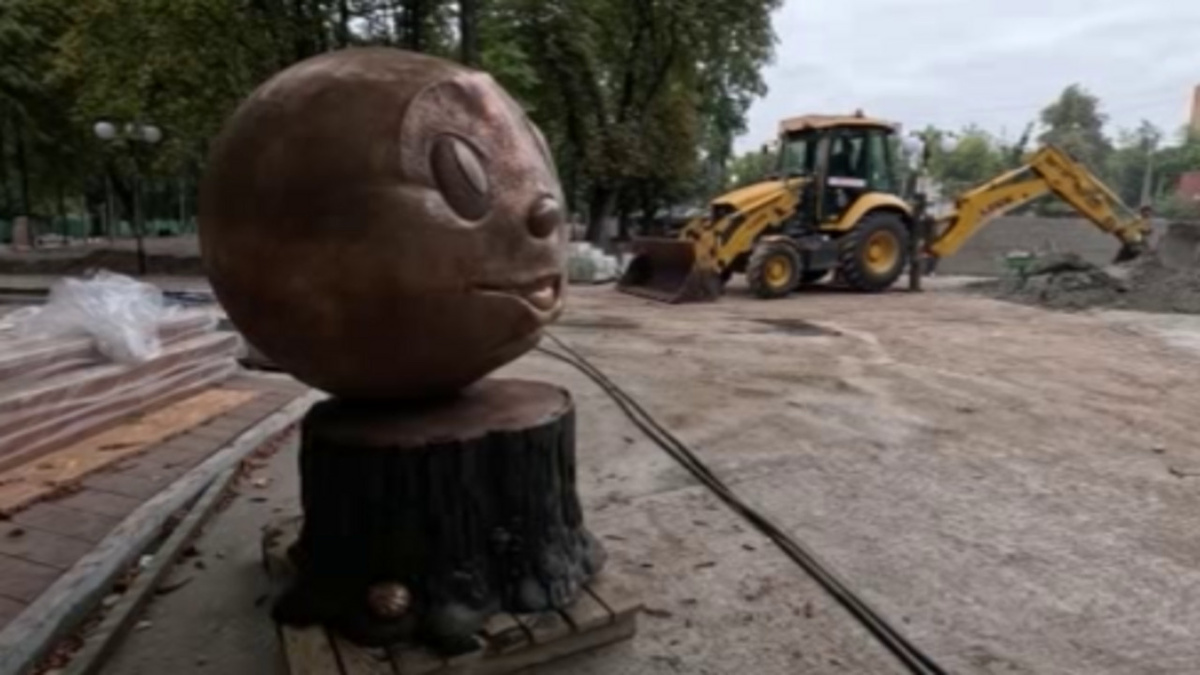    В Курск прикатился Колобок