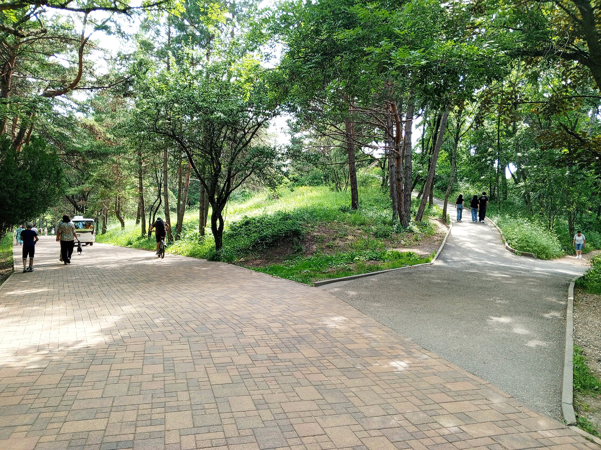 Курортный парк в Кисловодске.