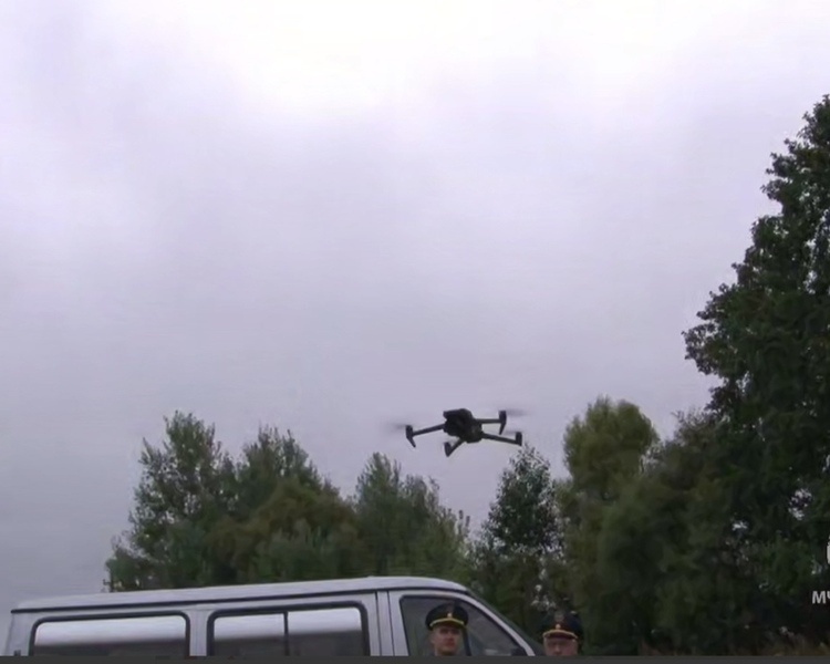     В Курском районе спасатели провели авиаразведку с применением БПЛА