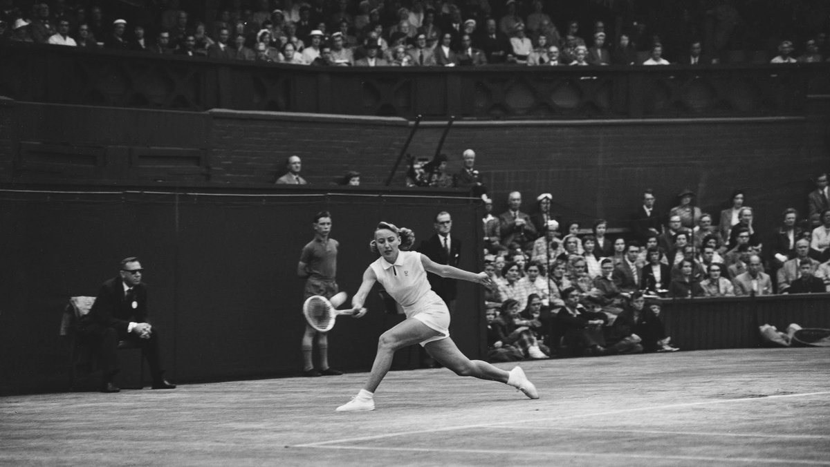 Анджела Мортимер в финале Уимблдона 1958 года (Фото Getty Images)