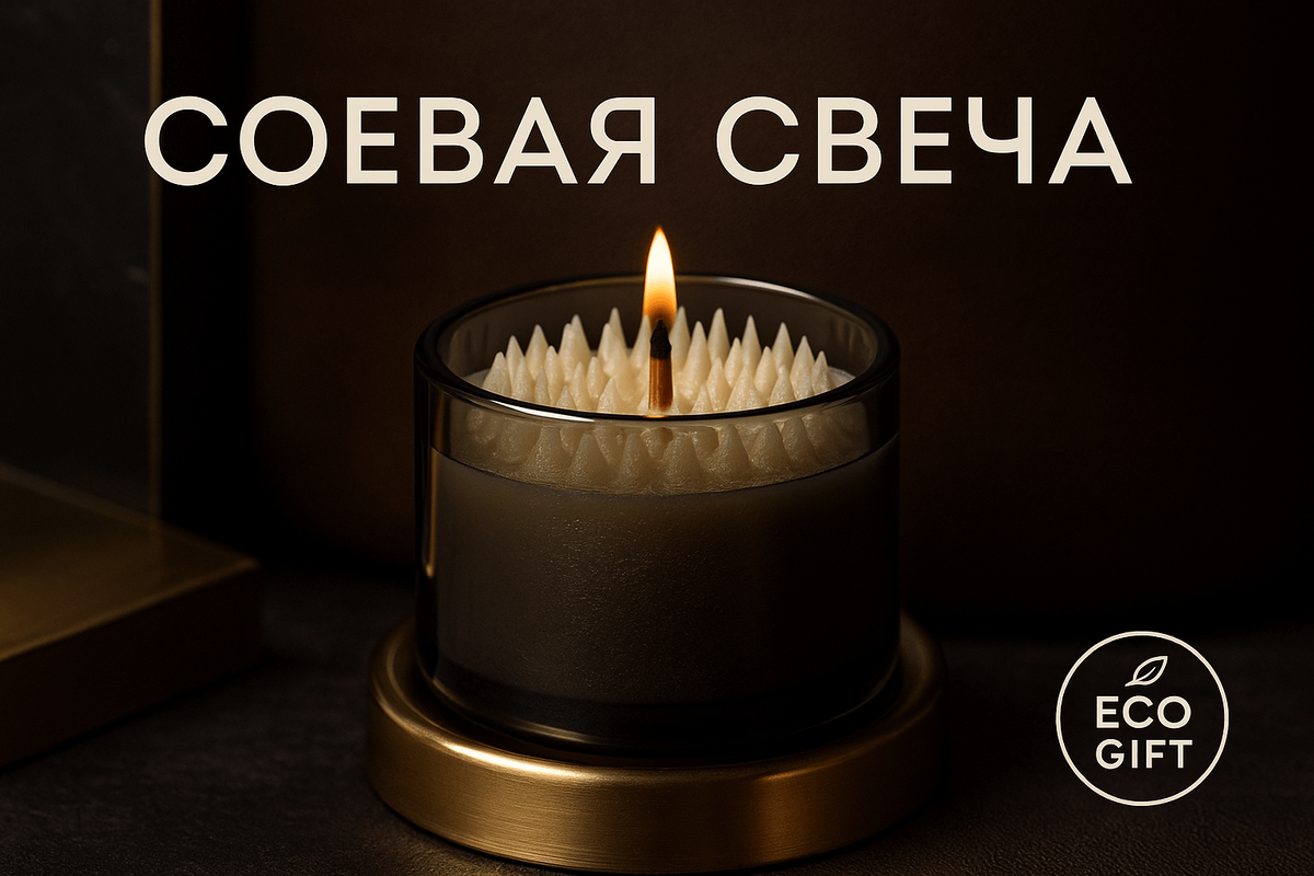    Пять причин выбрать свечи-колосья из соевого воска Марина Погодина