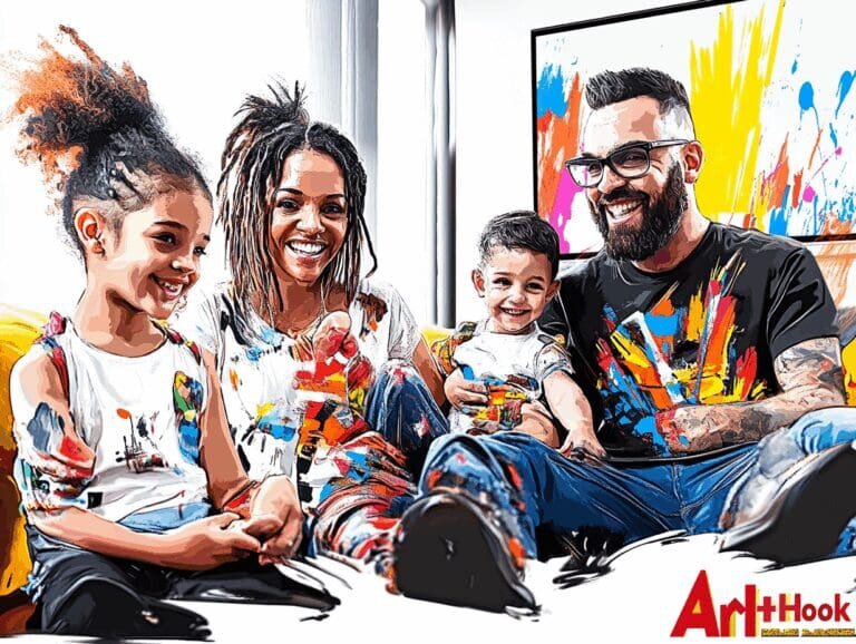    Семейный портрет на заказ: создайте уникальное произведение искусства, которое сохранит ваши воспоминания навсегда Art-Hook.Ru