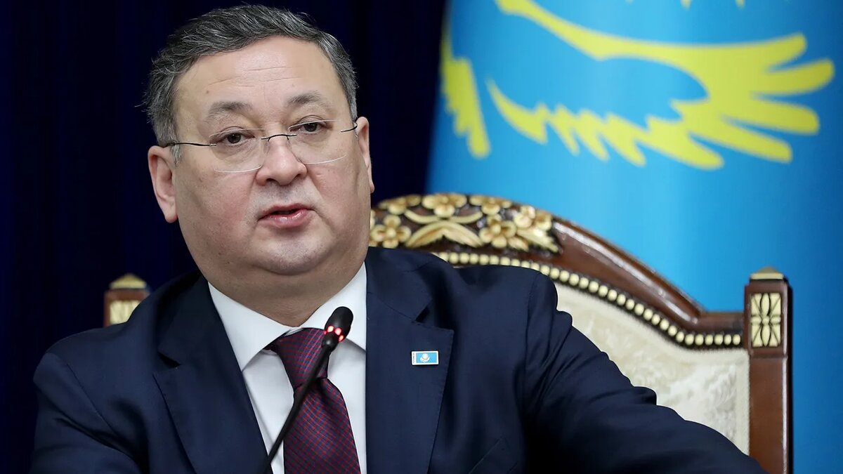   Igor Kovalenko / EPA / TASS- Архивное фото. Министр иностранных дел Казахстана Мурат Нуртлеу