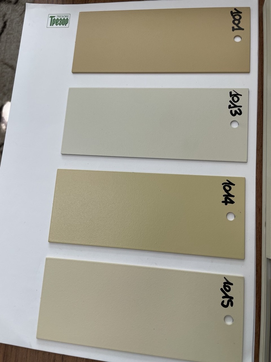 Заводская окраска по RAL на стальных панелях Brixia (светло-бежевый)