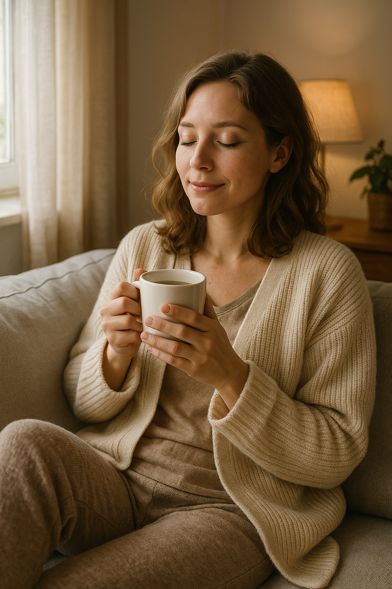 Наслаждение спокойным моментом