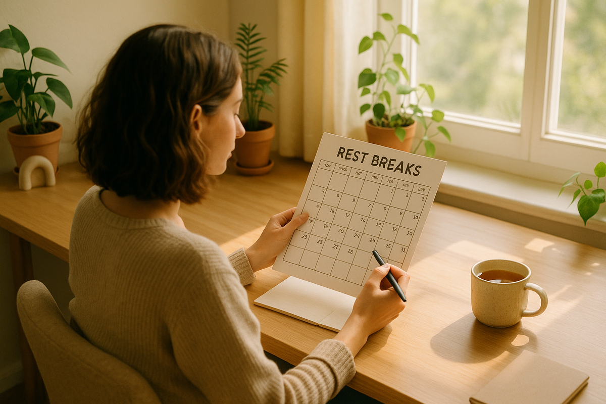 План перерывов