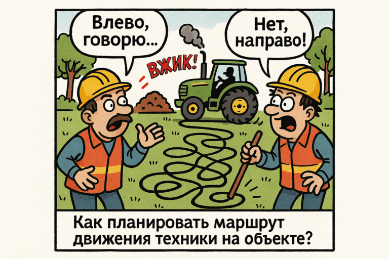    В данной статье мы расскажем о лучших методах планирования маршрута движения техники на объекте. Artem Motomul