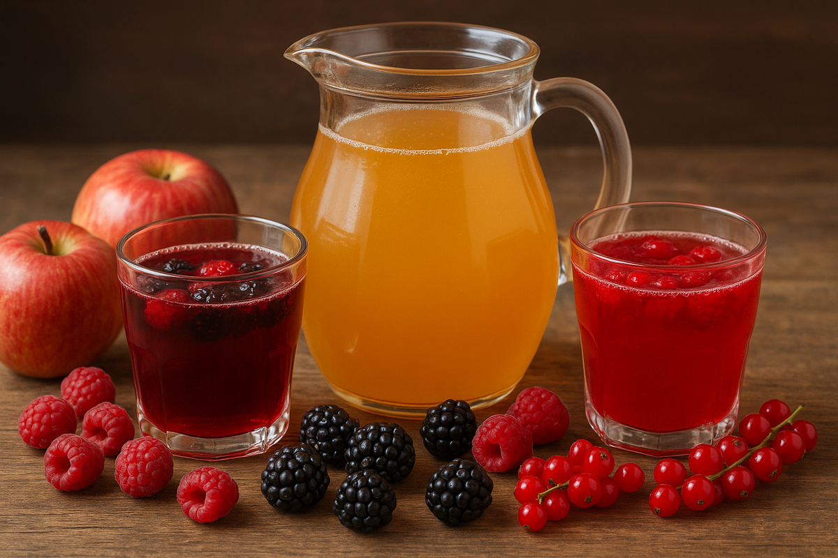 Домашние морсы из сезонных ягод 