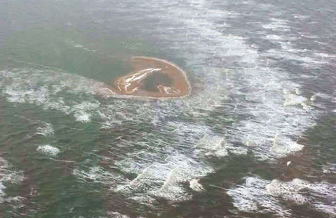 Остров Яя, фото с высоты птичьего полета