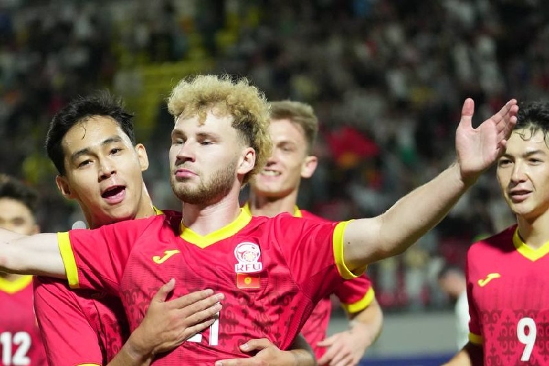 Кими Мерк. Фото пресс-службы сборной Кыргызстана