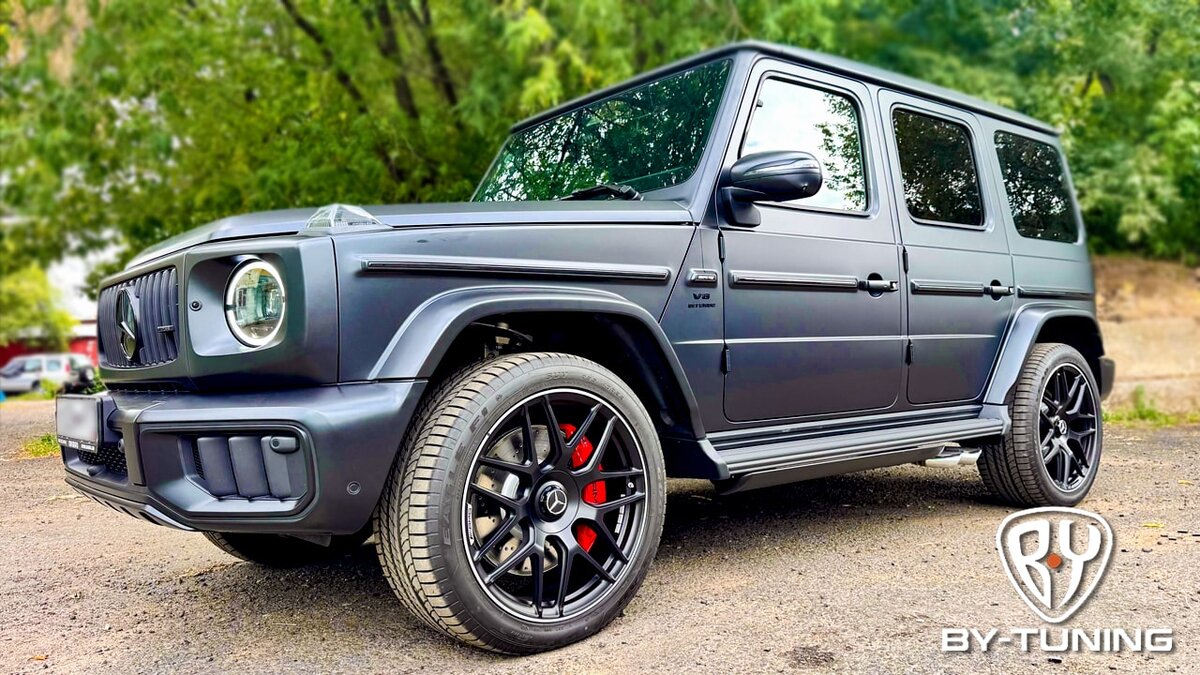 MERCEDES-BENZ G-CLASS AMG G 63 полная оклейка матовой пленкой | BY-TUNING Москва