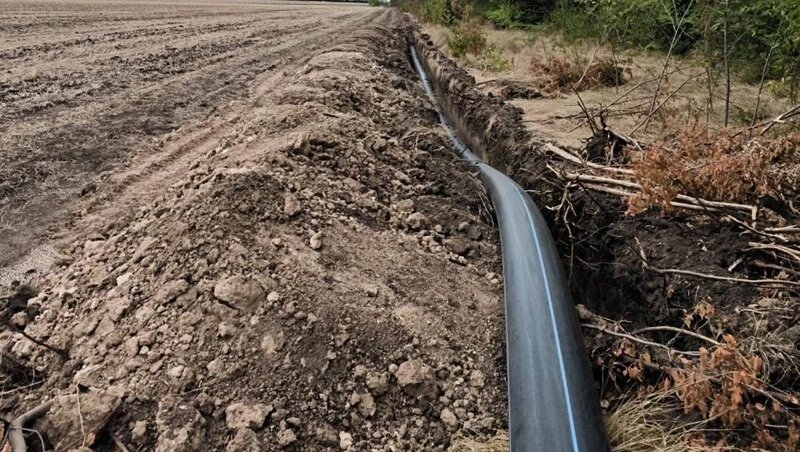    Новая труба Фото: ГУП СК «Ставрополькрайводоканал».