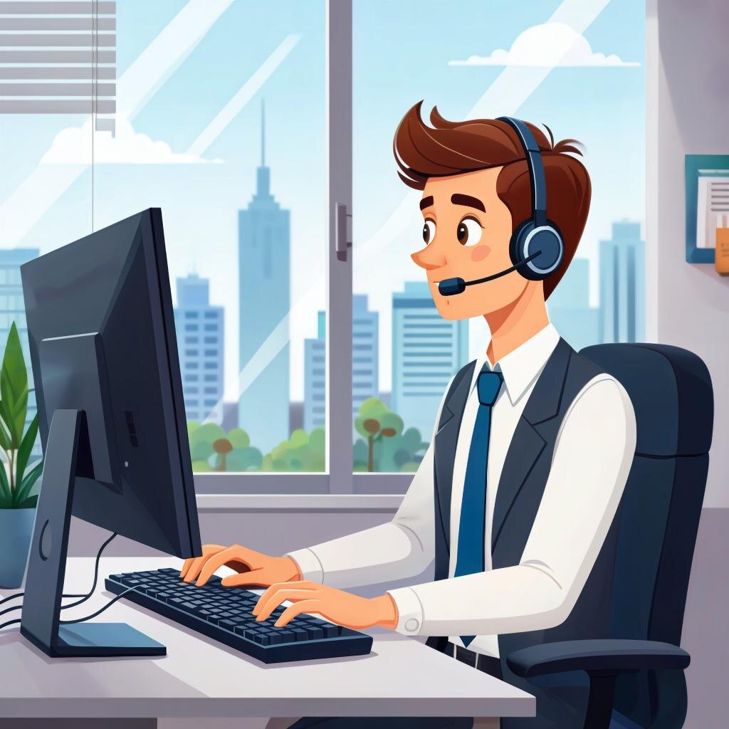 Офисный работник карьерист