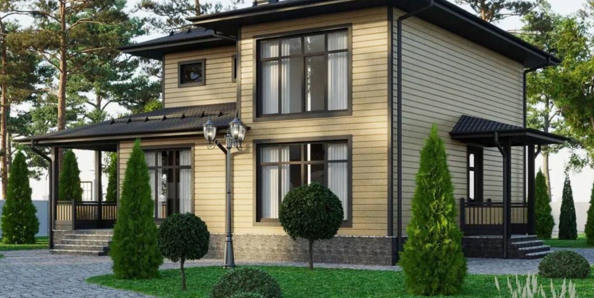 каркасный дом