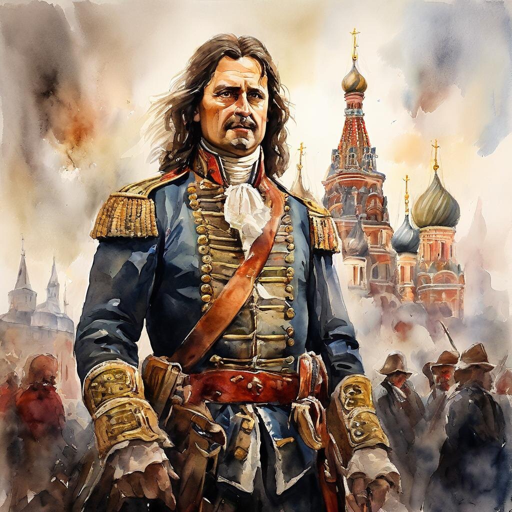 Изображение автора. Царь Петр Первый