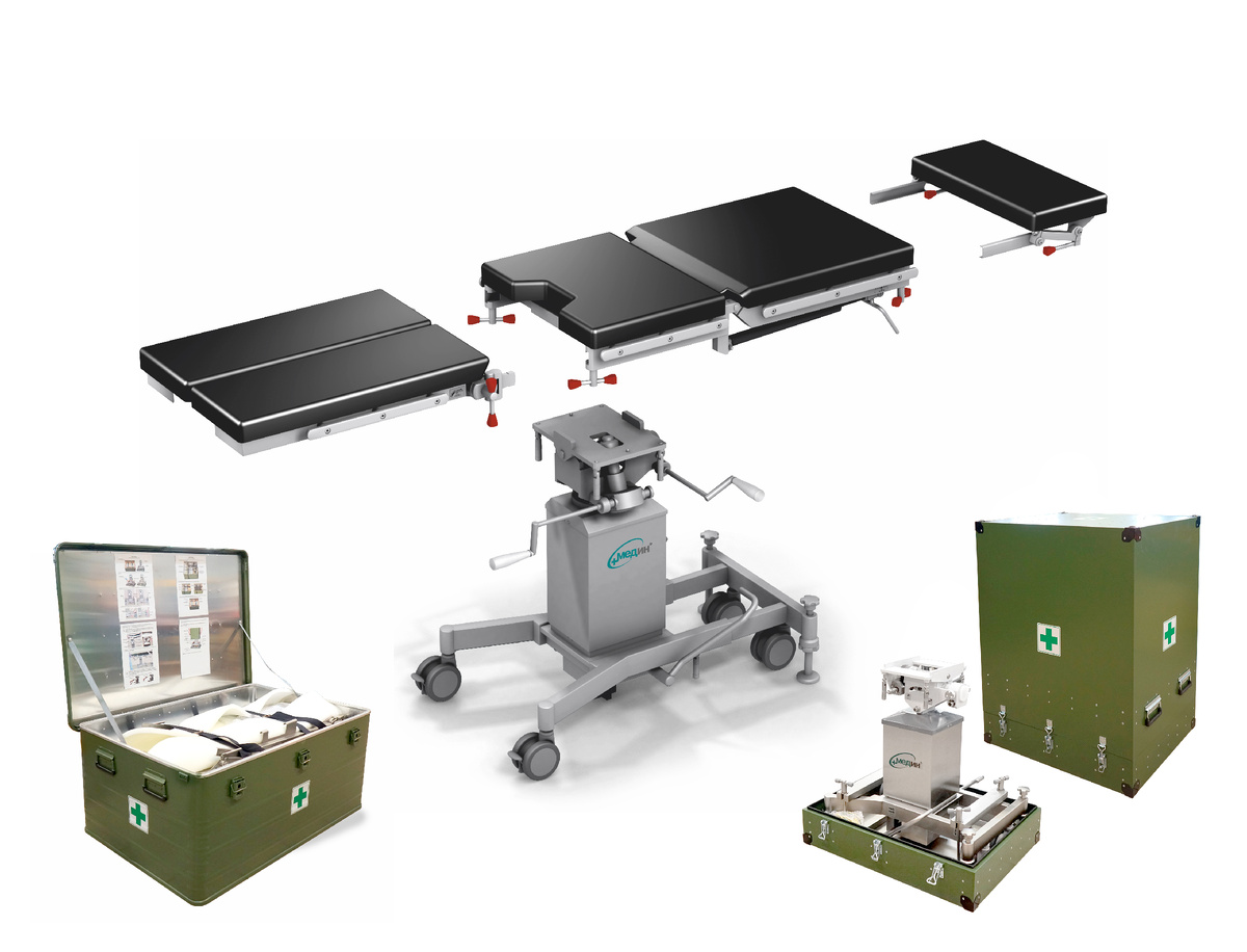 Алюминиевый ящик КАПИТАН для хирургического стола