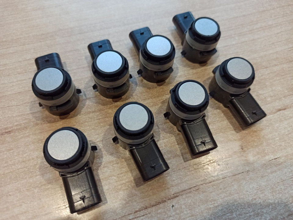 Окрашенные и просохшие датчики спустя пару дней