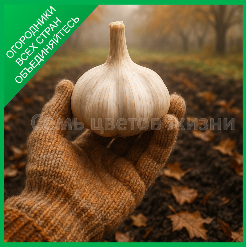 Посадка чеснока под зиму