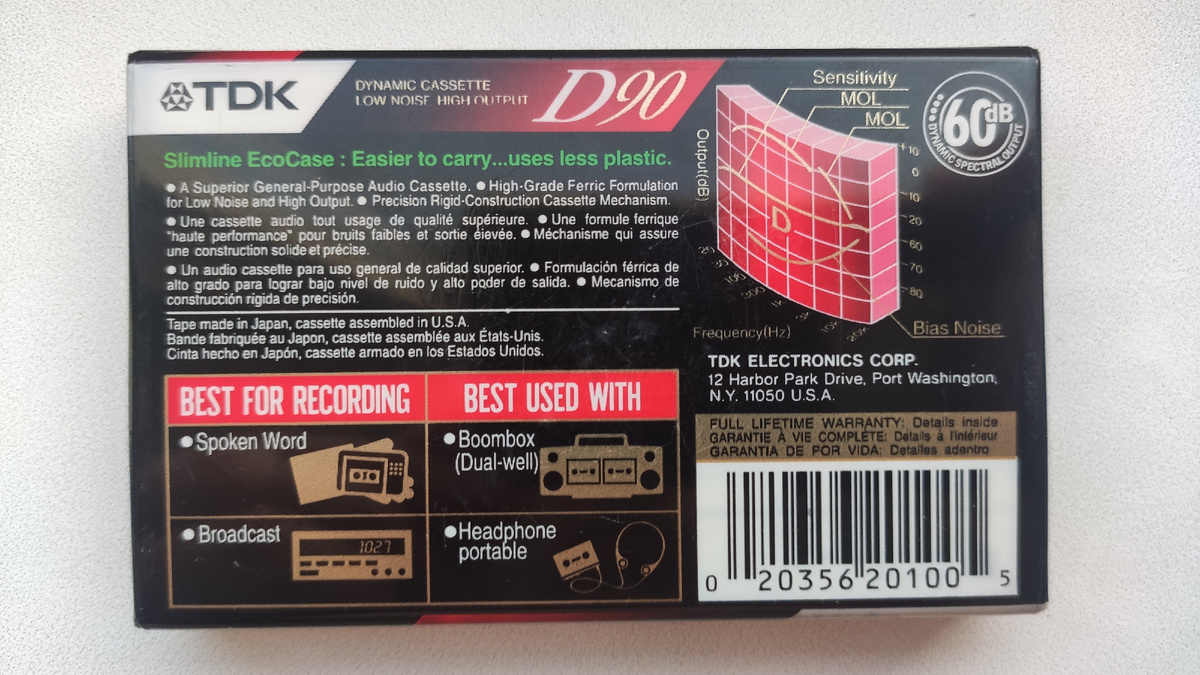 псевдо железо TDK D: "выхлоп" 60 дБ!