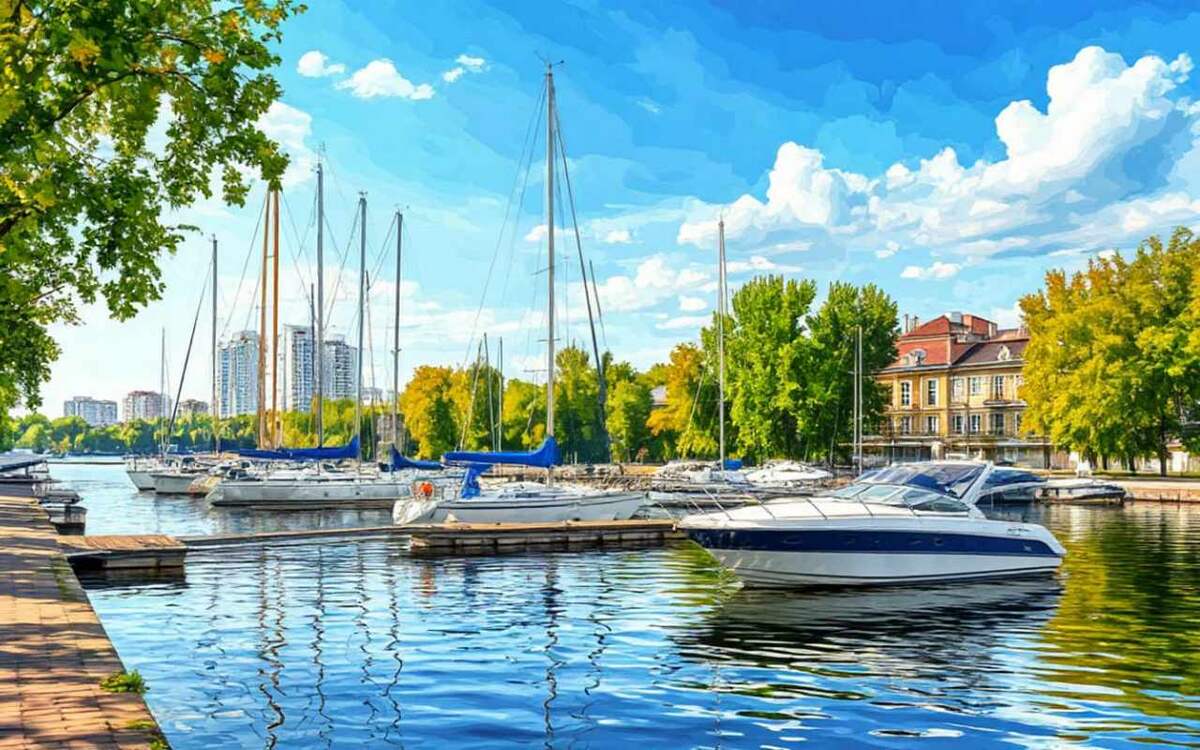    Уже третий яхт-клуб хотят построить в Воронеже – компания Китаева добивается аренды участка Иллюстрация: нейросеть «Шедеврум»