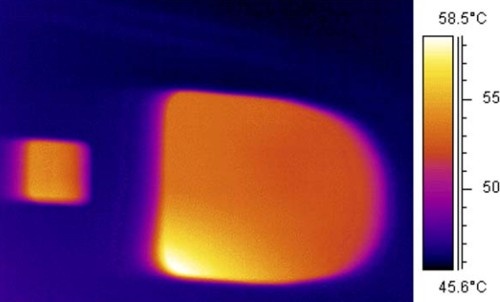  Тепловые характеристики створок двери