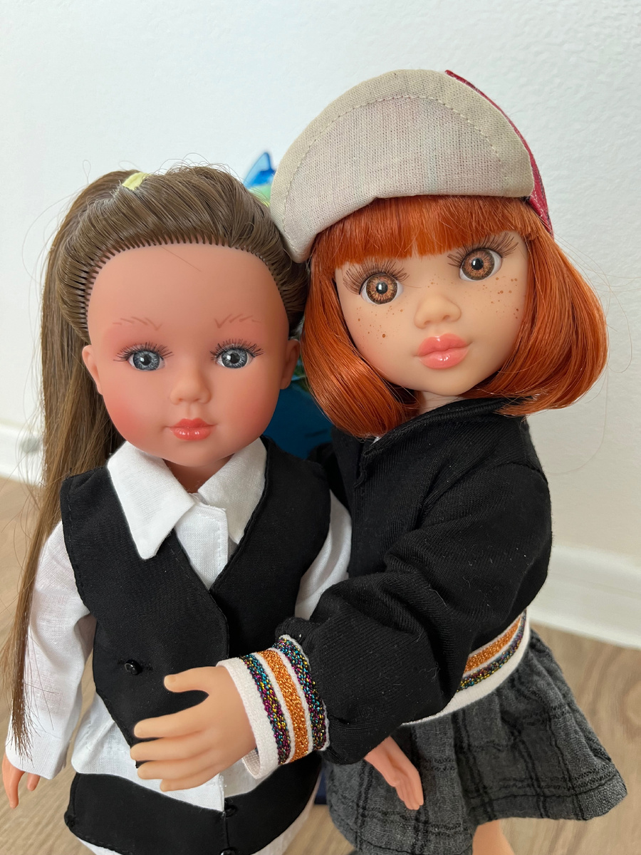 Девочки подружились