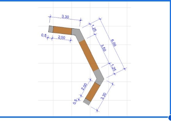 То что изображено коричневым цветом это лавочка. 