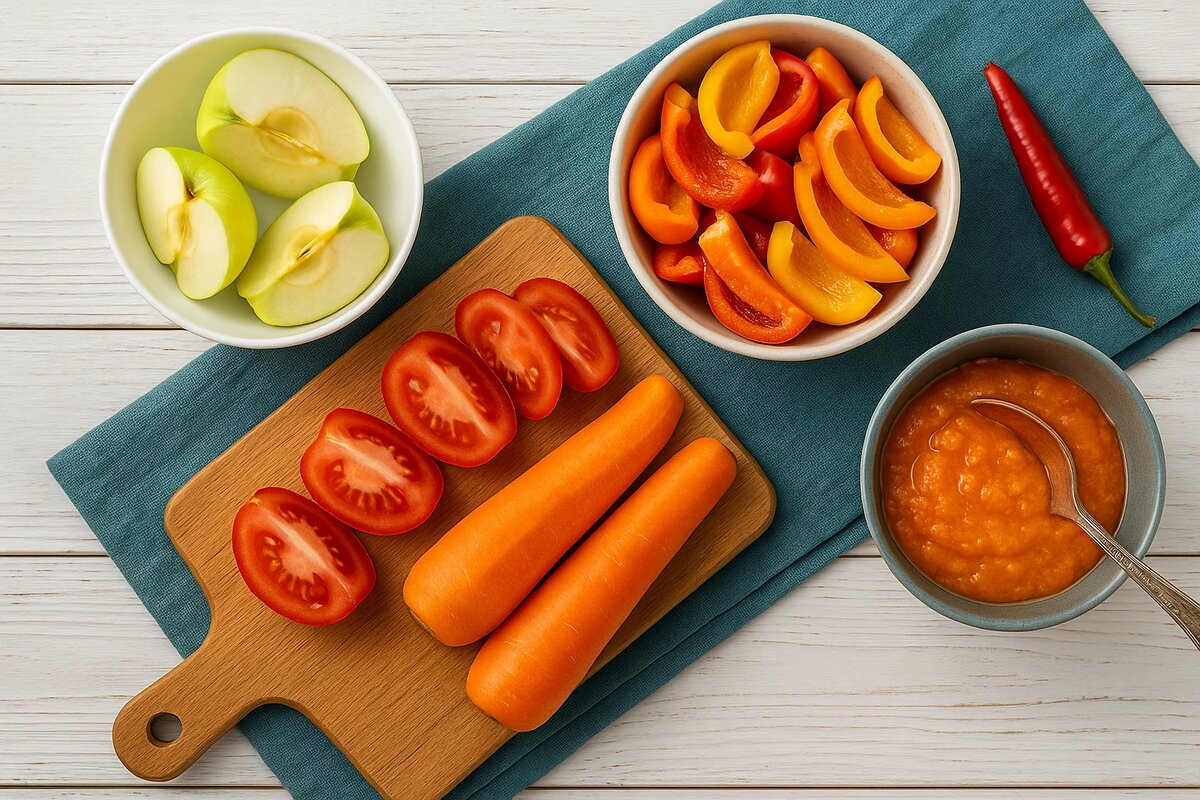 Подготовка овощей