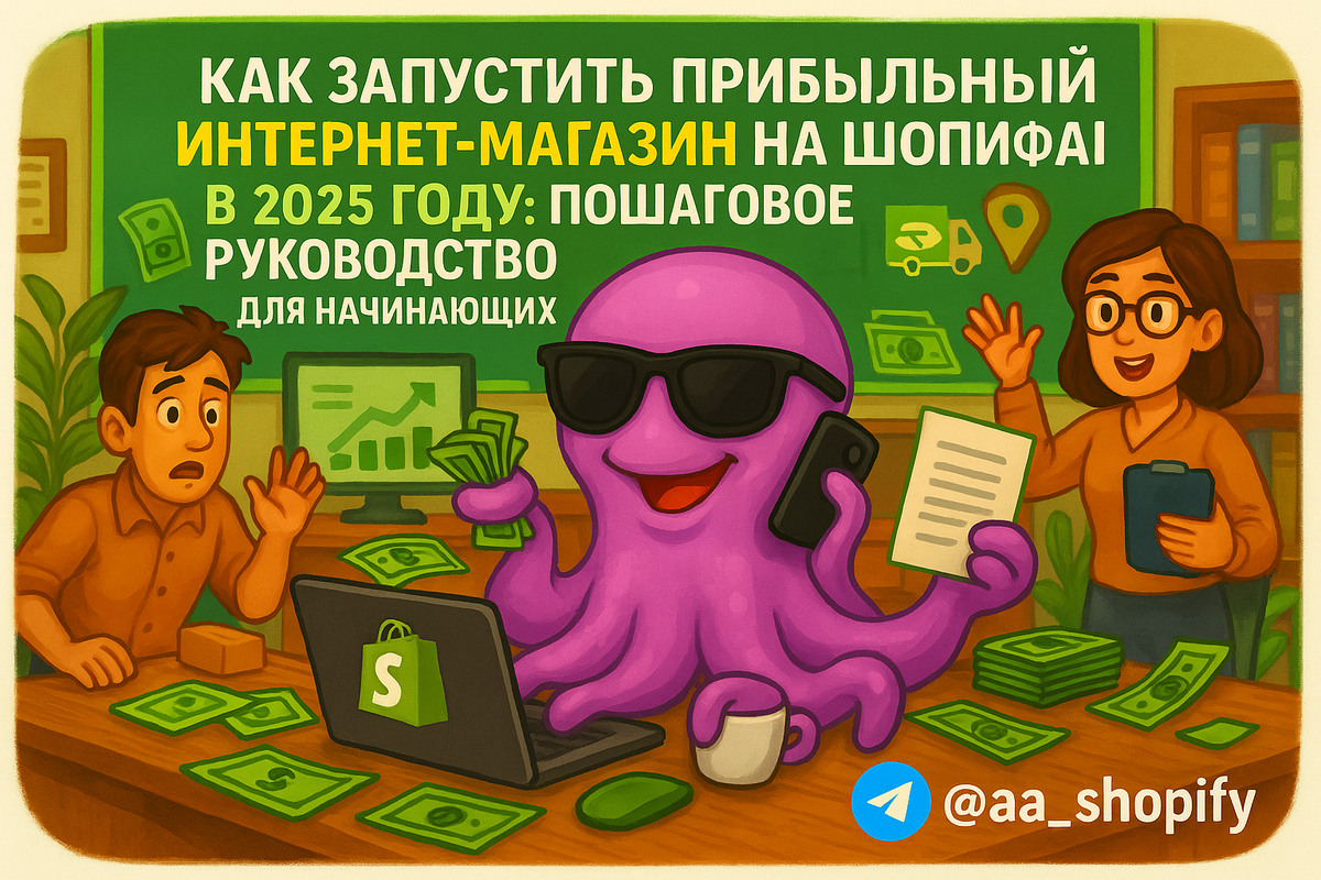    Как запустить прибыльный интернет-магазин на Шопифай в 2025 году: пошаговое руководство для начинающих aa_ecom