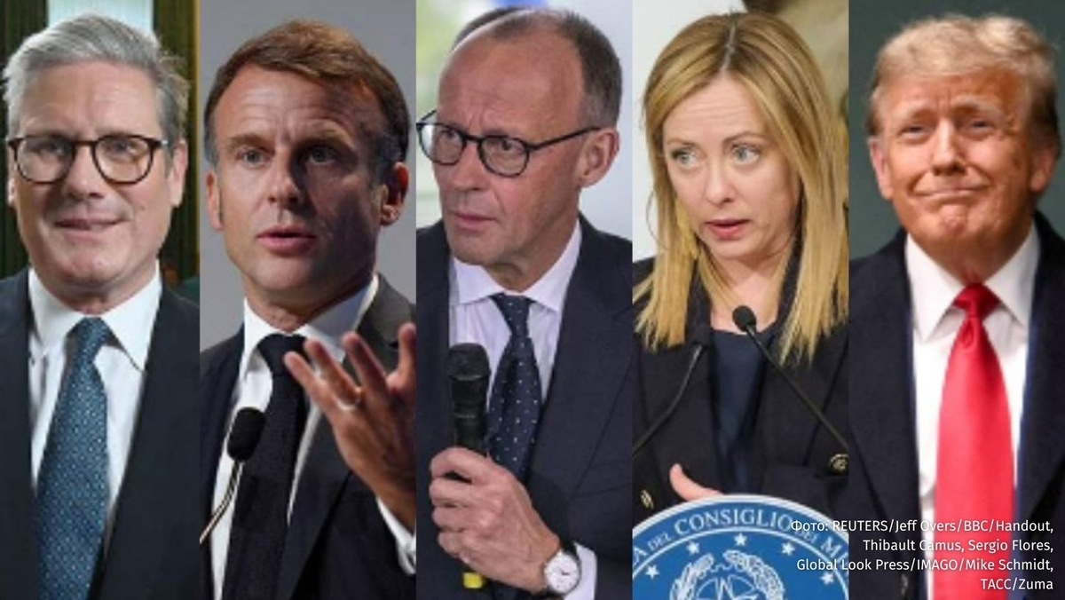 Коллаж. Лидеры Западного мира. Фото из открытых источников.