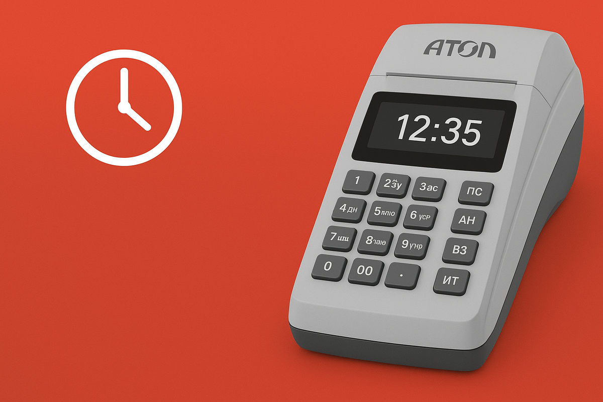 Изменение часовой зоны на кассе Атол!