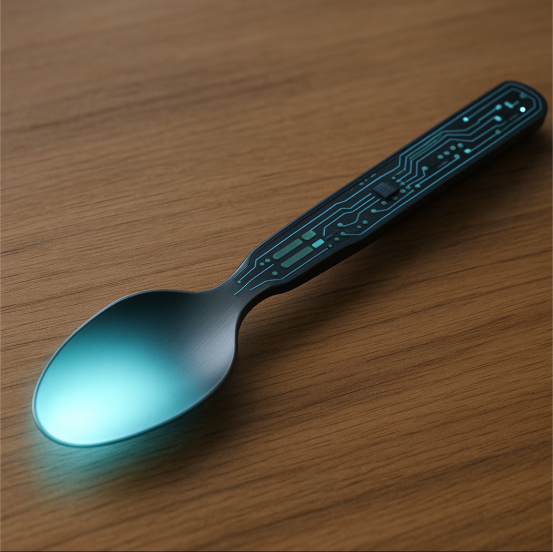 Электронная «солёная» ложка Kirin с встроенными электродами для усиления вкуса