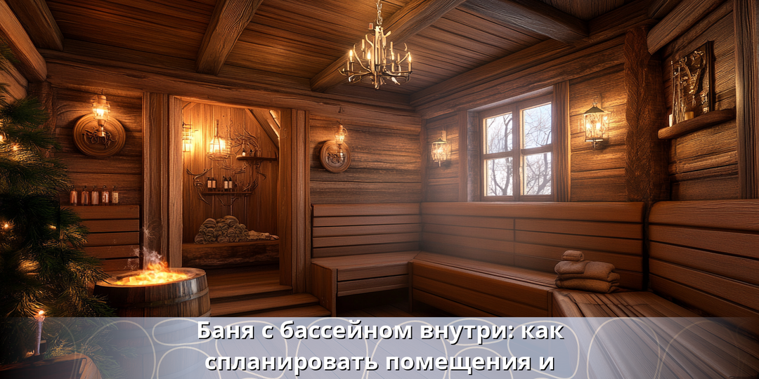 Баня с бассейном внутри: как спланировать помещения и организовать строительство?
