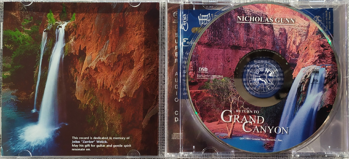 Nicholas Gunn "Return To The Grand Canyon" SACD - disc