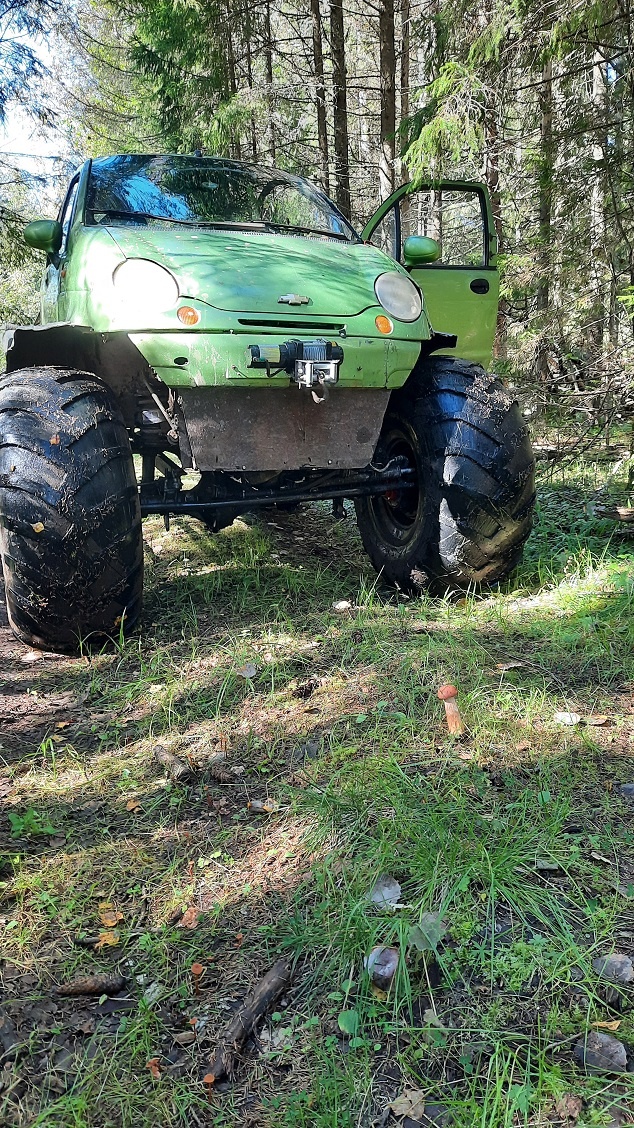 фото автора, вездеход собран Сергеем, мужем рассказчицы