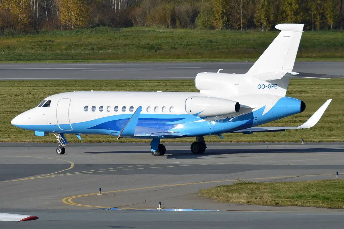    Частный самолёт Урсулы фон дер Ляйен Falcon 900. © wikipedia.org