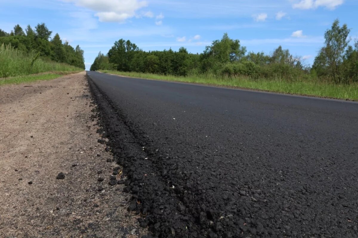    В Псковской области почти отремонтировали дорогу Гверстонь – Крупп – Кулье