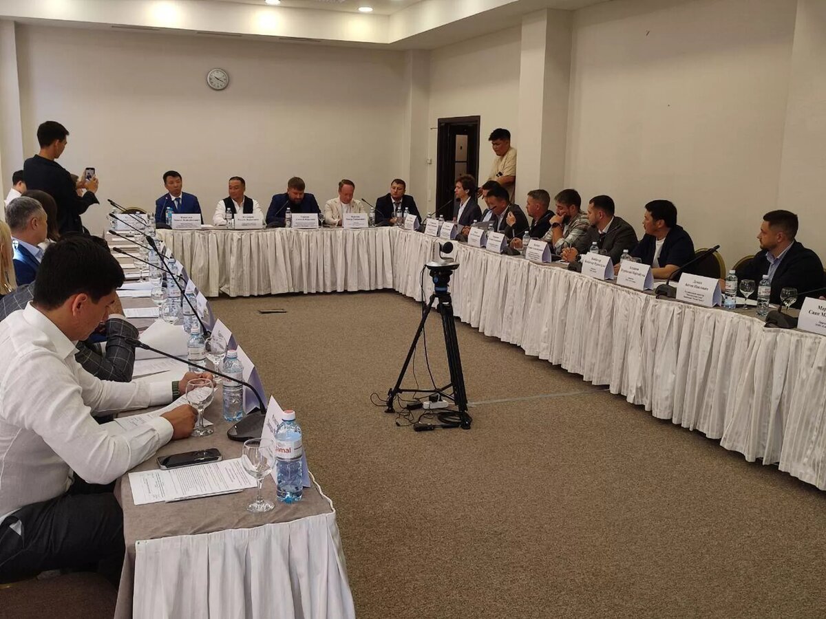 Встреча производителей строительных материалов, представителей стройкомпаний и отраслевых ассоциаций ЕАЭС / © Sputnik/Ертай Сарбасов