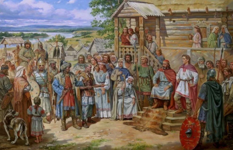 Художник Артур орленов Русь