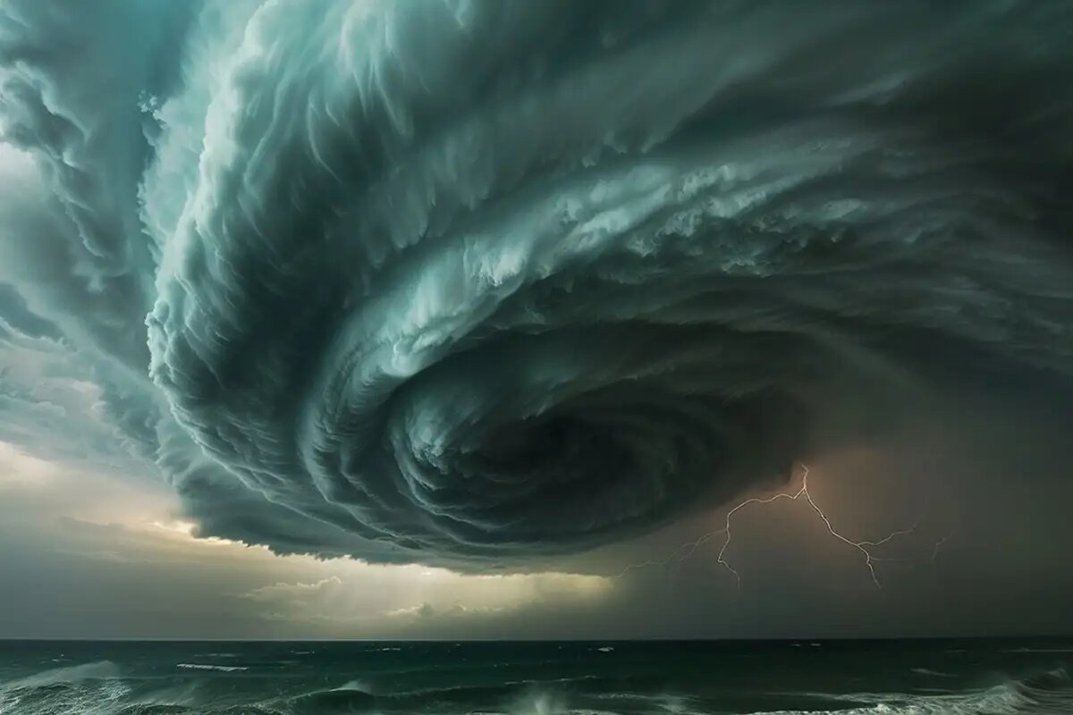    3D-визуализация ветра в океане. © ru.freepik.com