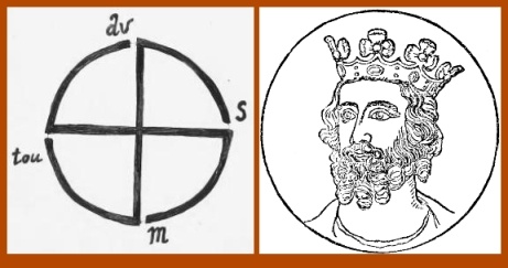 Рунескрипт на основе Рун Эйваз, венгерской Е и Наутиз, эта формула была создана королем Эдуардом II Плантагенетом в минуту отчаяния, в момент прощания с любимым своим, Хьюго Диспенсером, которого уводили на казнь, и незадолго до своей собственной смерти в сентябре 1327 года.