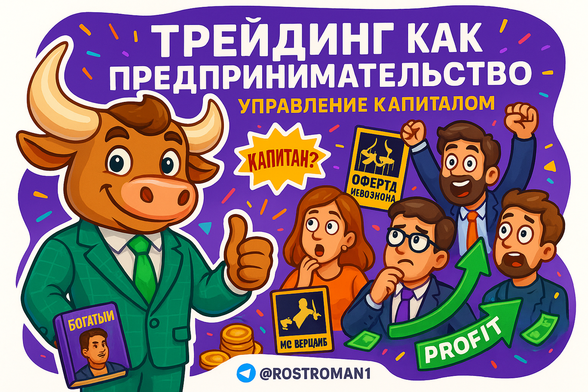    Трейдинг как предпринимательство: почему 95% сливают капитал без бизнес-мышления РоСТ | Роман о Системном Трейдинге
