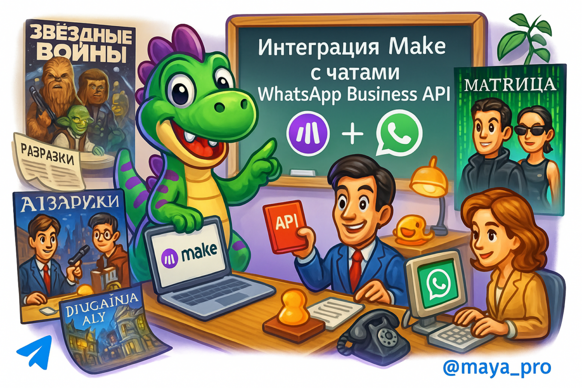    Интеграция WhatsApp и Make.com: Как автоматизация выводит бизнес на новый уровень без скучных затрат Артур Хорошев