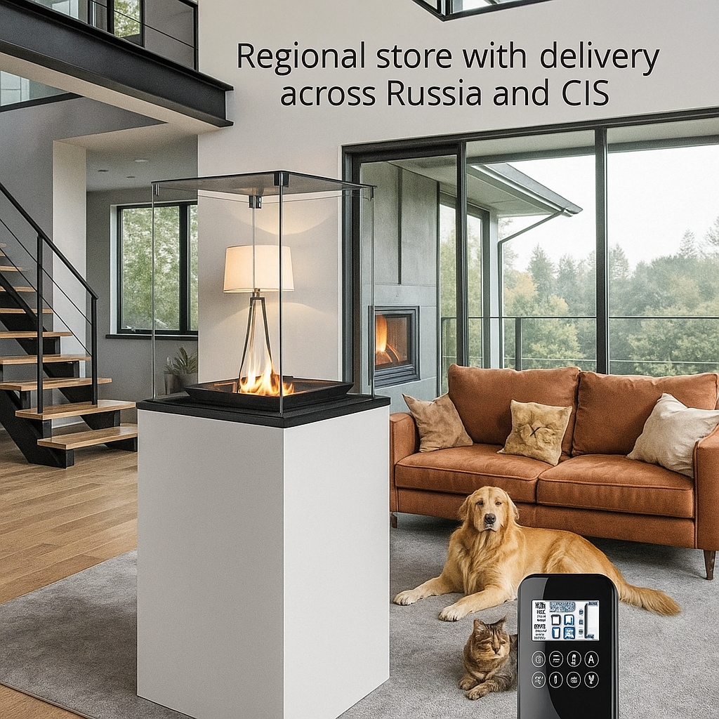    Преобразите вечерние посиделки с газовым нагревателем PATIO MINI: уют, стиль и тепло на вашей террасе Kamin