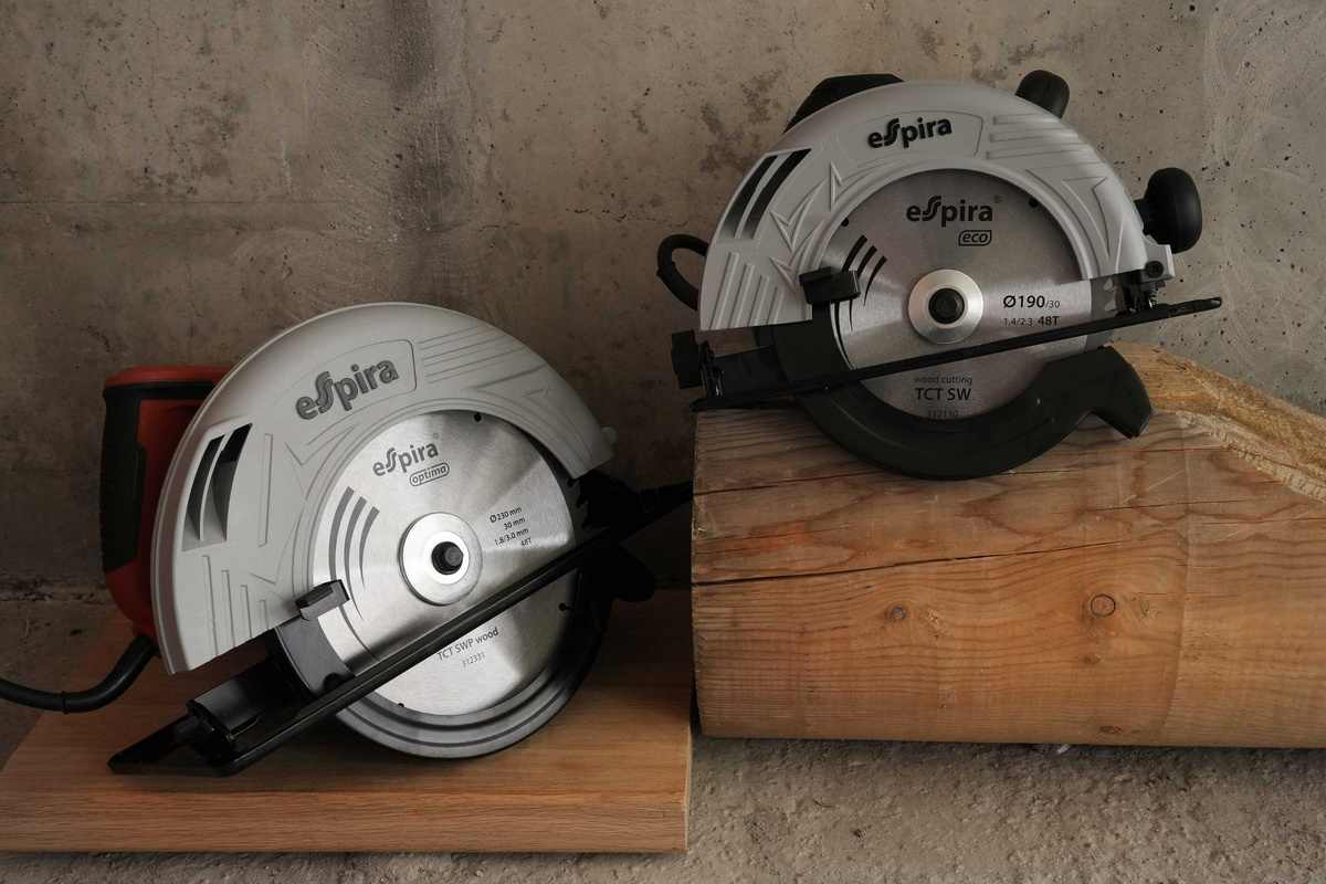 Пильные диски Espira® подходят для большинства ручных циркулярных пил