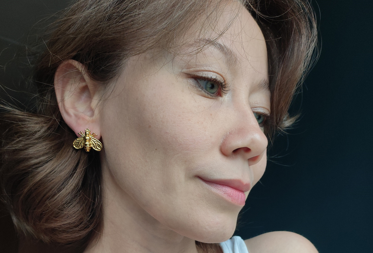 Серьги пчелки