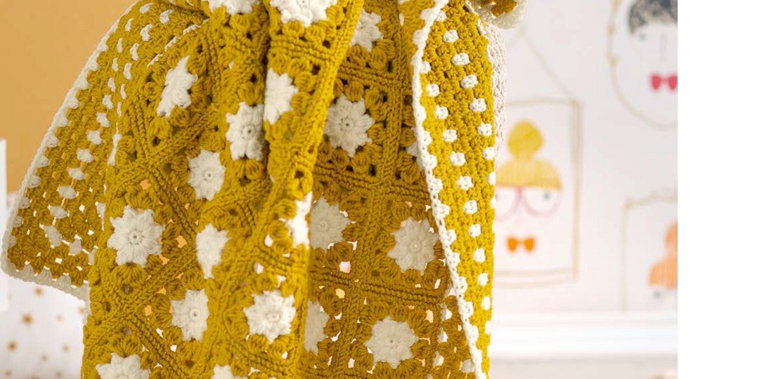 Интересные мотивы и узоры крючком для вязания пледов, а возможно и подушек для детей, взрослых и создания уюта в доме