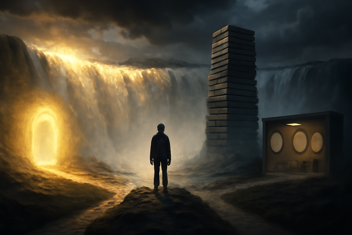 Перед водопадом жизни: три пути отступления и один — навстречу потоку. Какой выберешь ты?